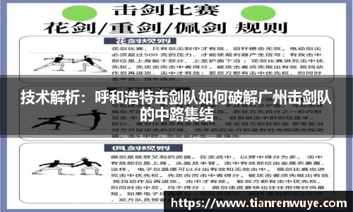 技术解析：呼和浩特击剑队如何破解广州击剑队的中路集结